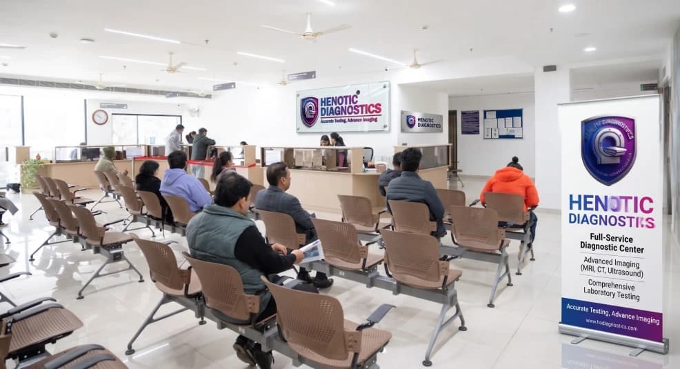 Henotic Diagnostics Reception and Waiting Area