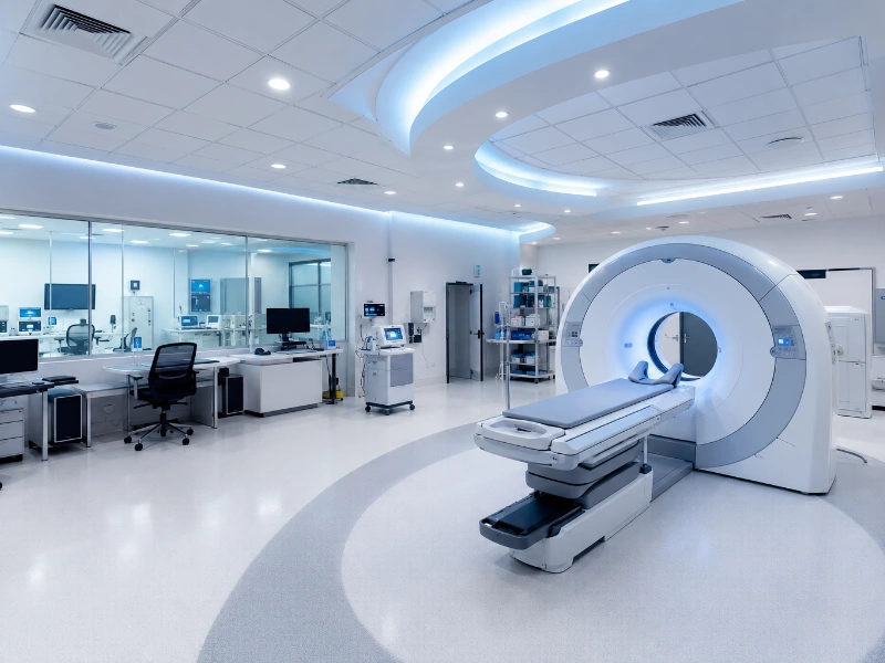 Advanced molecular hybrid diagnostic ring performing a high-precision clinical PET scan for systemic metabolic staging
