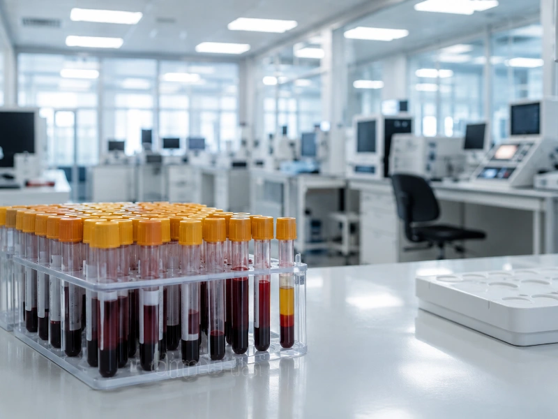 Advanced automated immunoassay analyzer testing serum samples for Vitamin D levels
