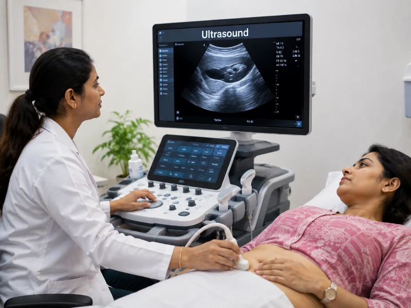Professional Ultrasound scan imaging at Henotic Diagnostics Kharghar