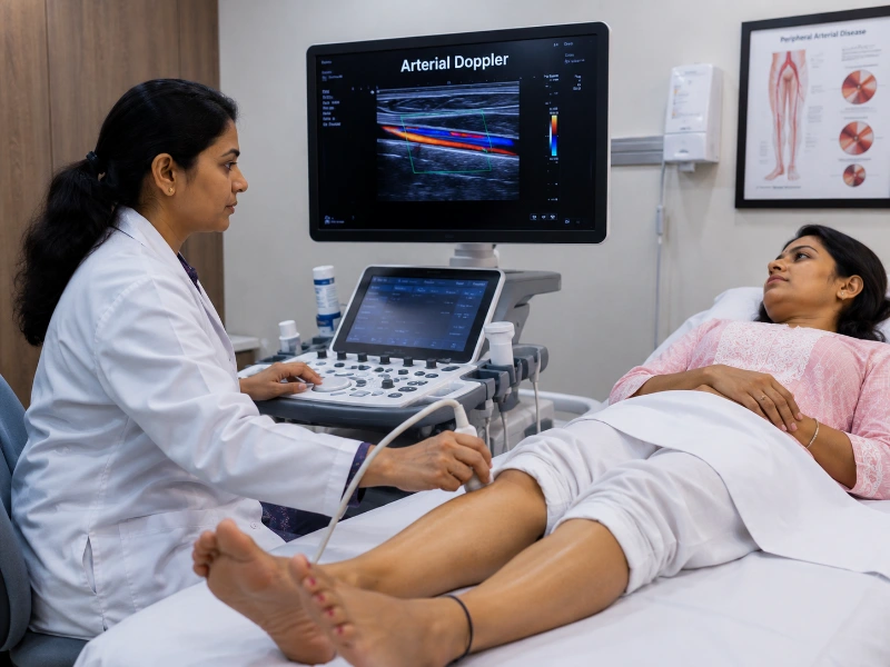 Arterial doppler ultrasound imaging Machine at Henotic Diagnostics Kharghar