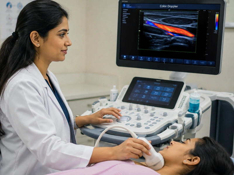 Color doppler ultrasound imaging Machine at Henotic Diagnostics Kharghar