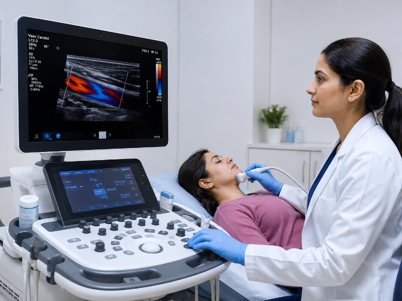 Professional doppler scan imaging at Henotic Diagnostics Kharghar